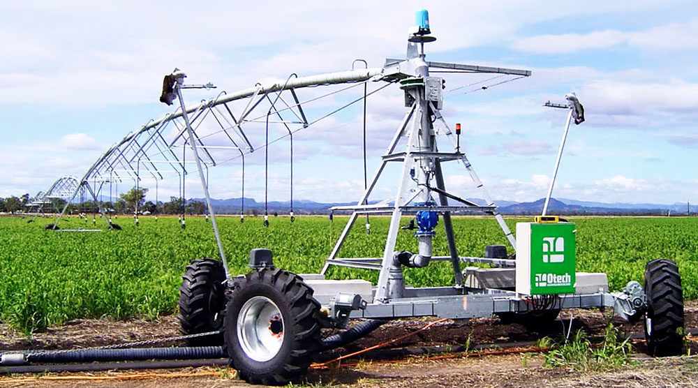 alimentation de la rampe frontale d’irrigation